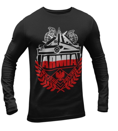 Bluzka termoaktywna- ARMIA (BIAŁO-CZERWONY)